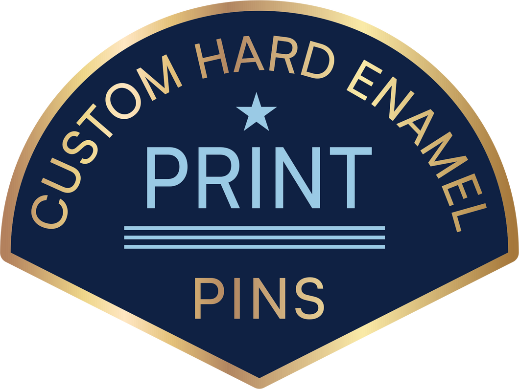 Custom Hard Enamel Print Pins